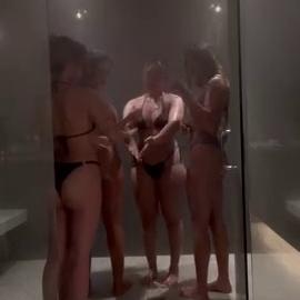 Kawaii Sofey & Hinokami Lesbian Bikini Shower Onlyfans Video Leaked