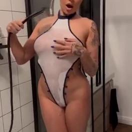 Agata Fagata Nude Bodysuit Wet Shower VIP Onlyfans Video Leaked