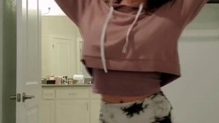 Alinity Bathroom Striptease Sexy Twitch Streamer Video